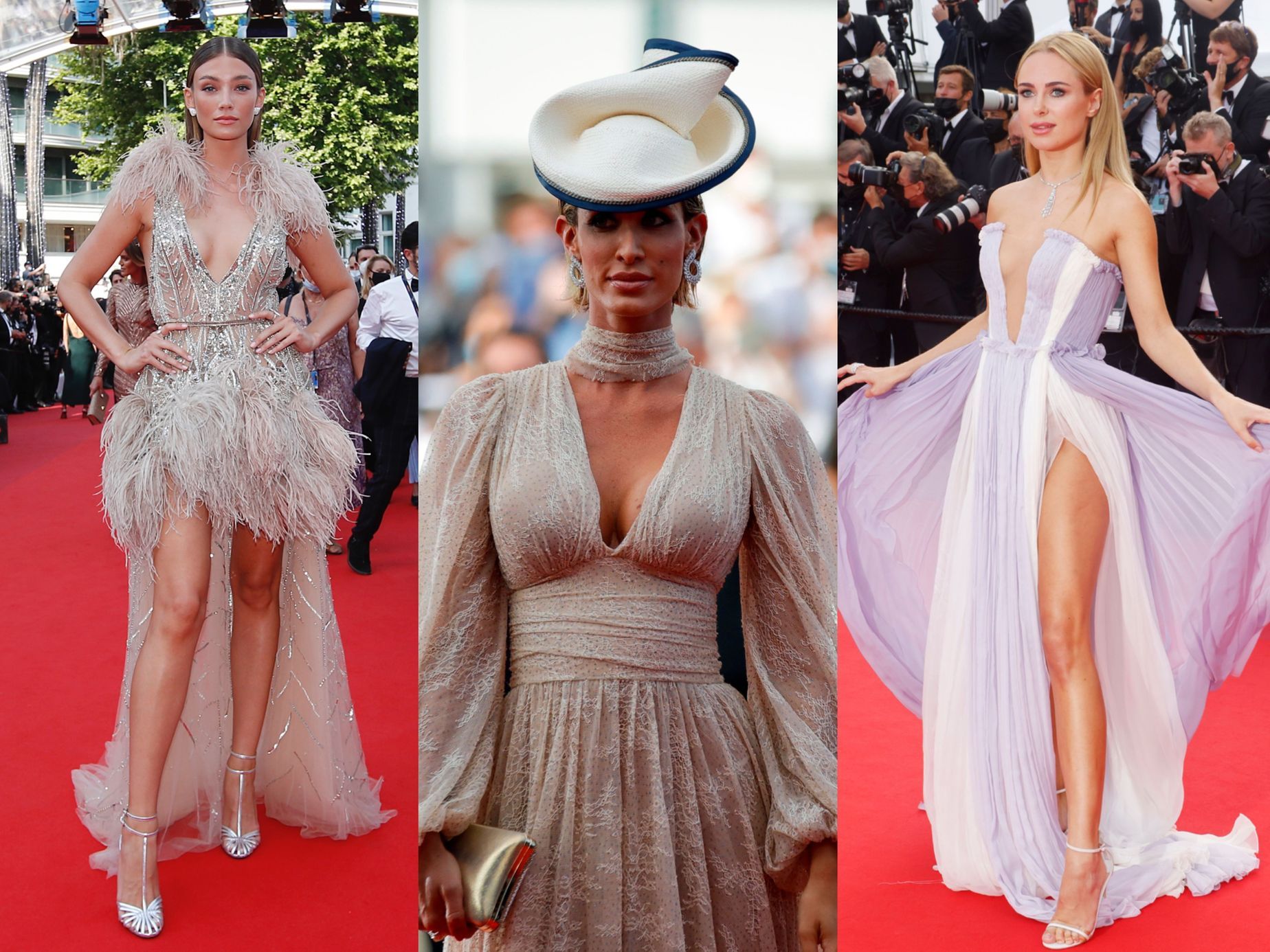 Cannes: Odhalovalo se víc, než je vhodné. Letos vládly výstřihy a průsvitné  šaty - Žena.cz - magazín pro ženy