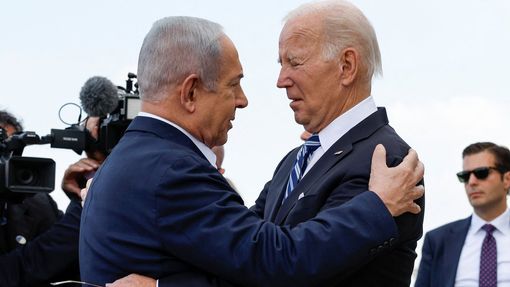 Amerického prezidenta Joe Bidena přivítal izraelský premiér Benjamin Netanjahu
