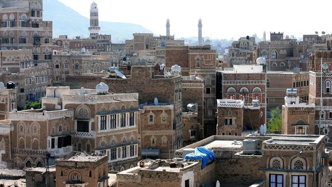 Saná, hlavní město Jemenu.