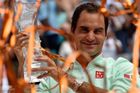 Titul číslo 101. Federer ve finále v Miami smetl Isnera a opět stoupá žebříčkem