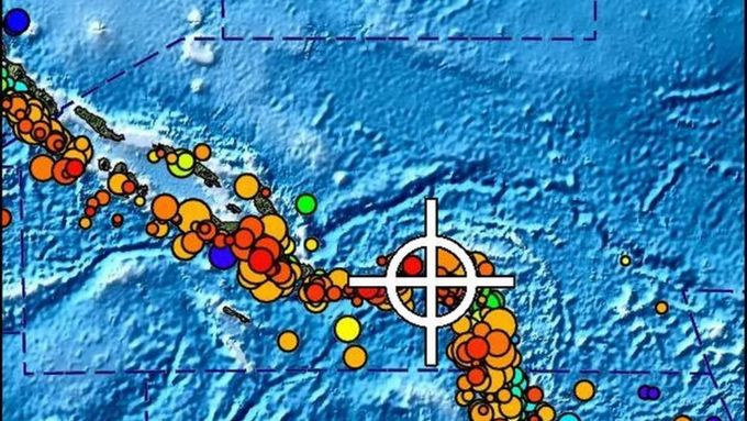 Výstraha Pacifického centra pro včasné varování před tsunami