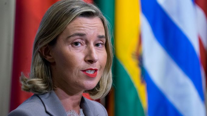 Šéfka evropské diplomacie Federica Mogheriniová.