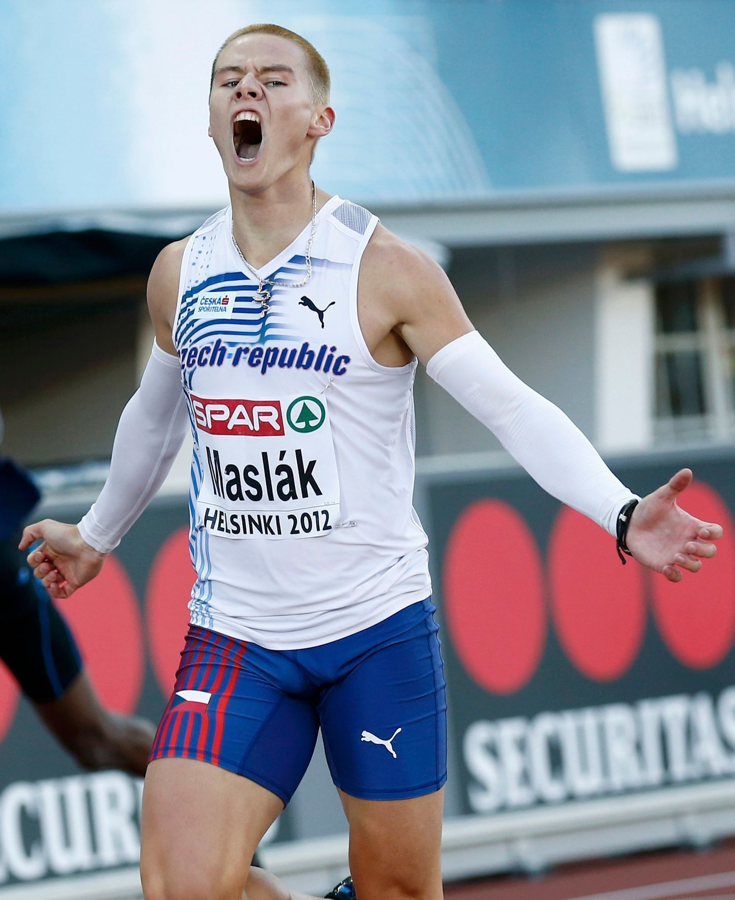 Pavel Maslák vítězí na ME v Helsinkách