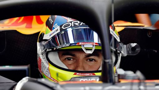 Testy F1 v Sáchiru 2023: Sergio Pérez, Red Bull