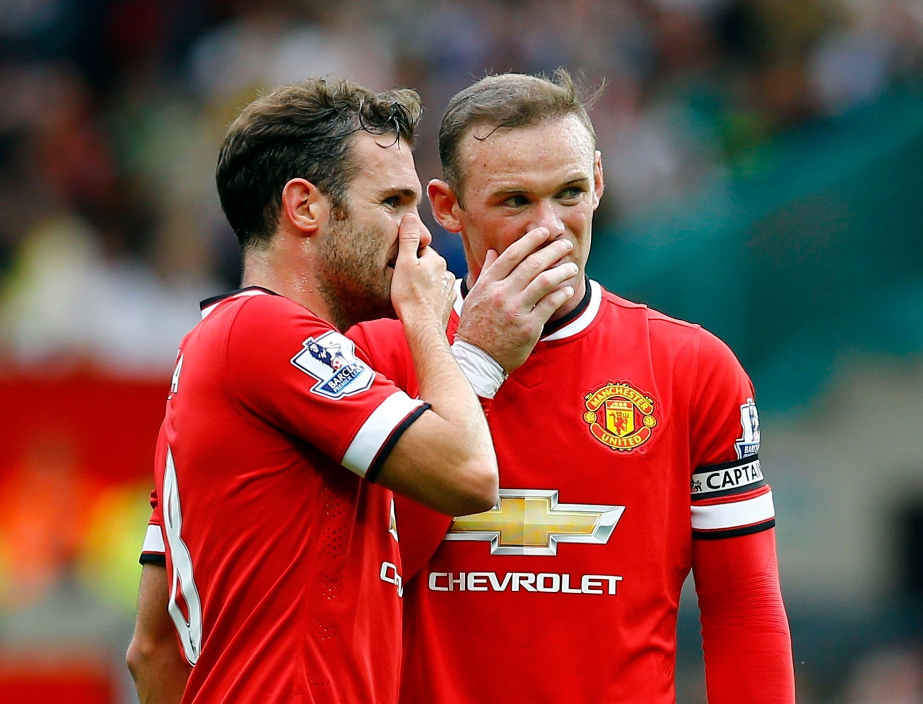 Rooney a Mata, Manchester United