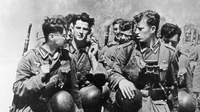 Němečtí vojáci při invazi do Polska v září 1939.