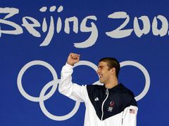 Michael Phelps zanechal na olympiádě v Pekingu nesmazatelnou zlatou stopu.