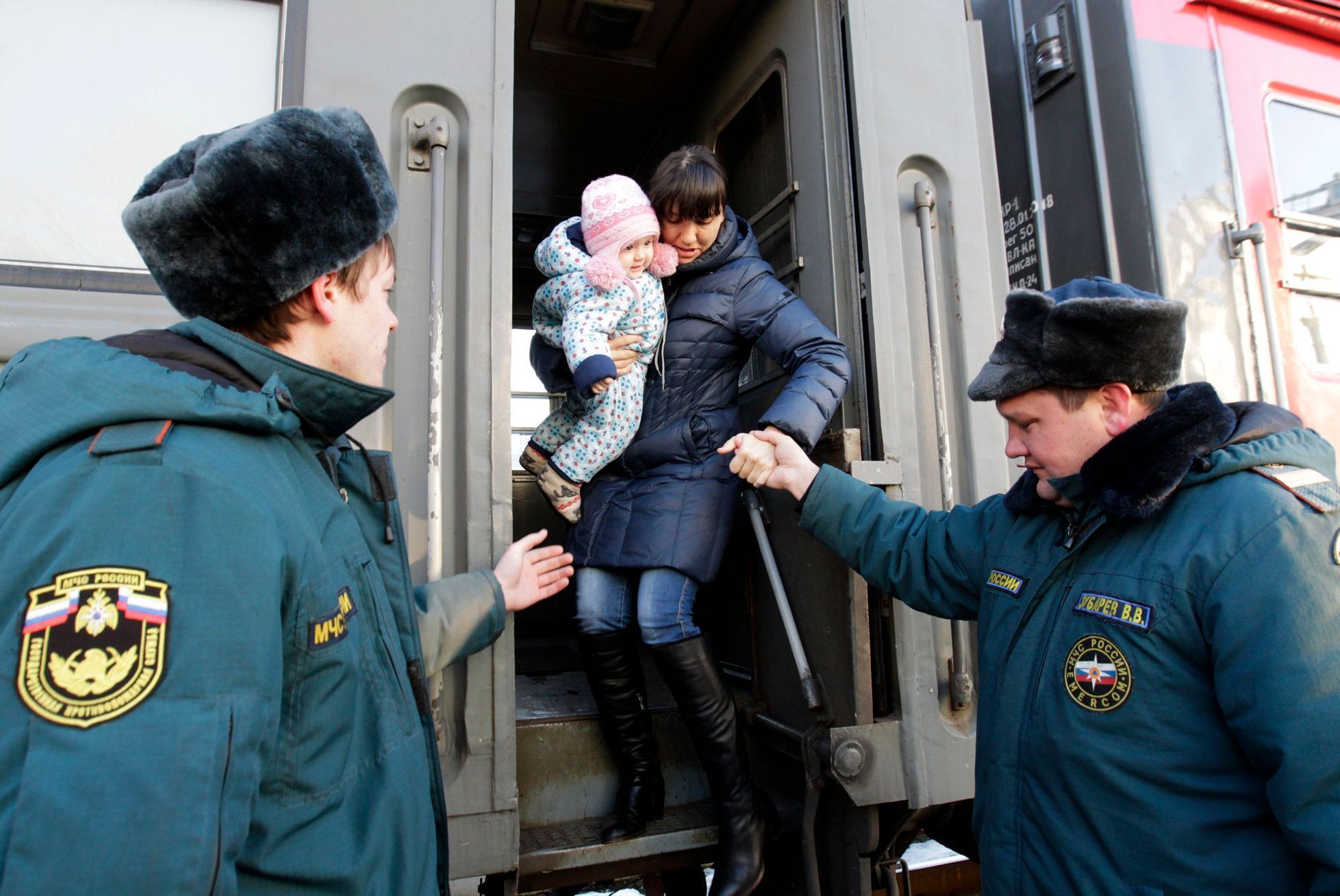 Uprchlíci z východní Ukrajiny dorazili do Ruska