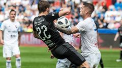 Tomáš Souček ve 4. kolo nadstavby Fortuna:Ligy Baník - Slavia