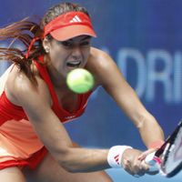 Sorana Cirsteaová Rumunka Cirsteaová na modré antuce v Madridu
