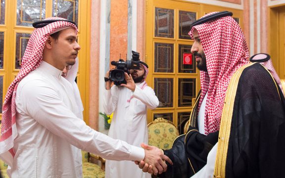 Muhammad bin Salmán přijal v úterý v královském paláci syna Džamála Chášukdžího.