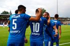 Hráči Kosova slaví první historickou výhru nad Faerskými ostrovy
