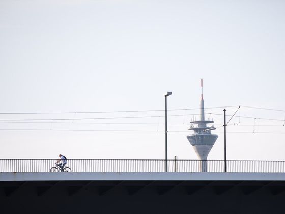 Severní Porýní-Vestfálsko Německo povodně a volby - Düsseldorf ilustrační foto