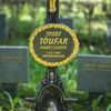 Ďáblický hřbitov, památníky - Josef Toufar