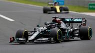 Lewis Hamilton v Mercedesu při GP Maďarska 2020