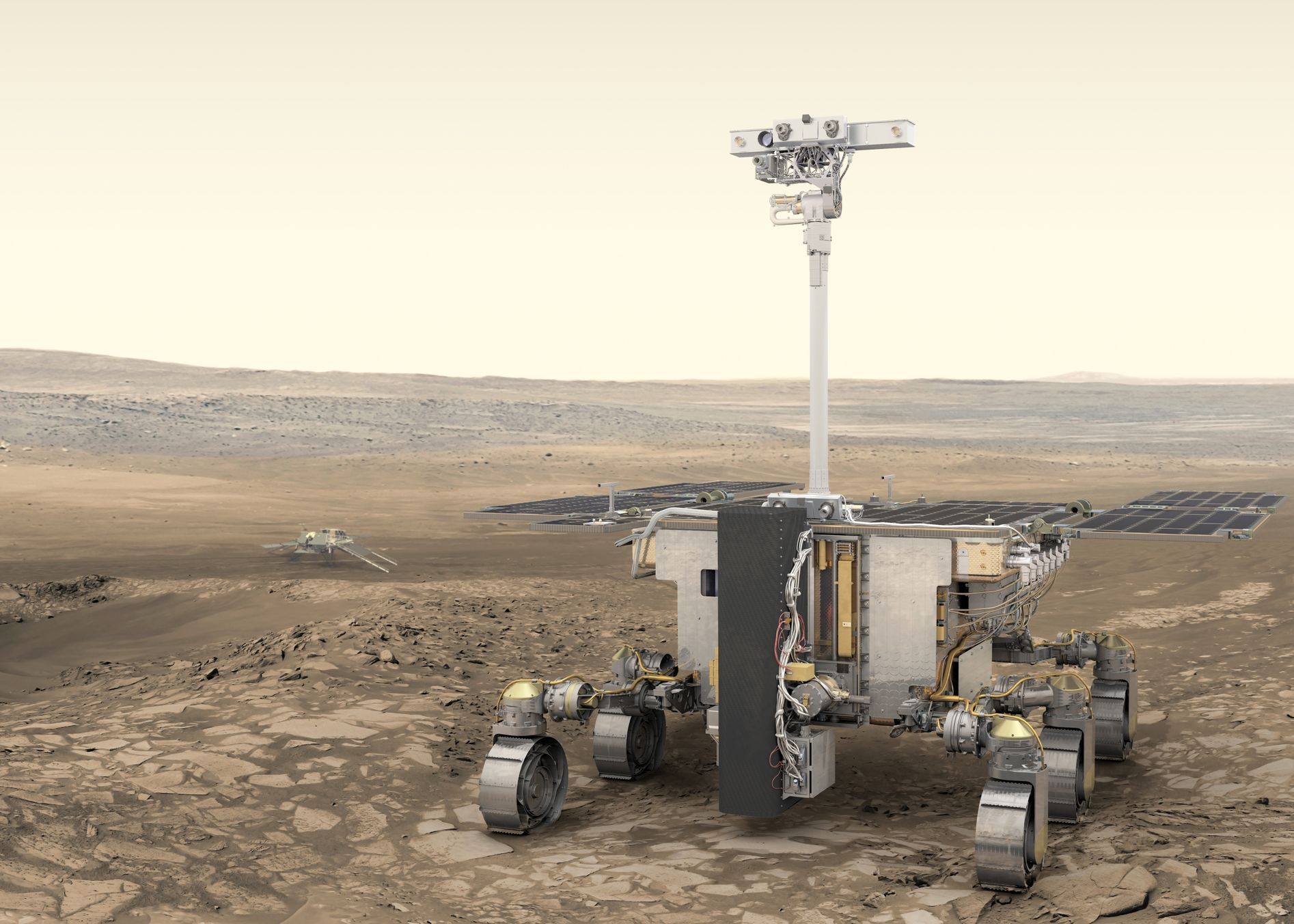 ExoMars - rover - ilustrace NEDÁVAT