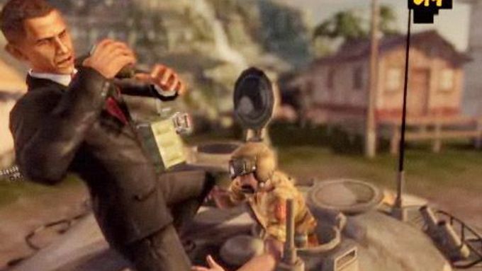 ... jako hrdina počítačové hry...