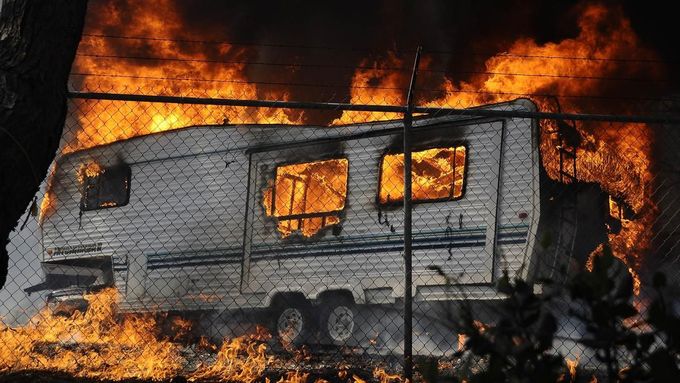 Požár v Kalifornii (ilustrační foto).