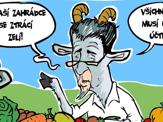 Speciál: Ukaž účty! Vše o elektronické evidenci tržeb babiš eet kresba
