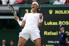FOTO Vystrašený Nadal slavil, jako kdyby vyhrál Wimbledon