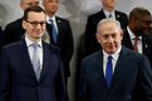 Polský premiér Mateusz Morawiecki a jeho izraelský protějšek Benjamin Netanjahu.