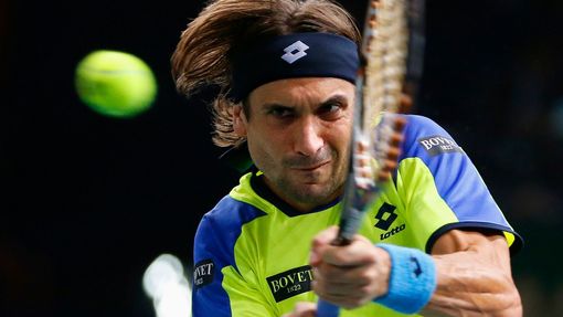 David Ferrer na turnaji Masters v Paříži (2013)