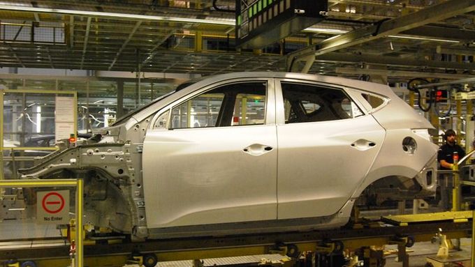 Výroba v nošovickém závodě Hyundai roste
