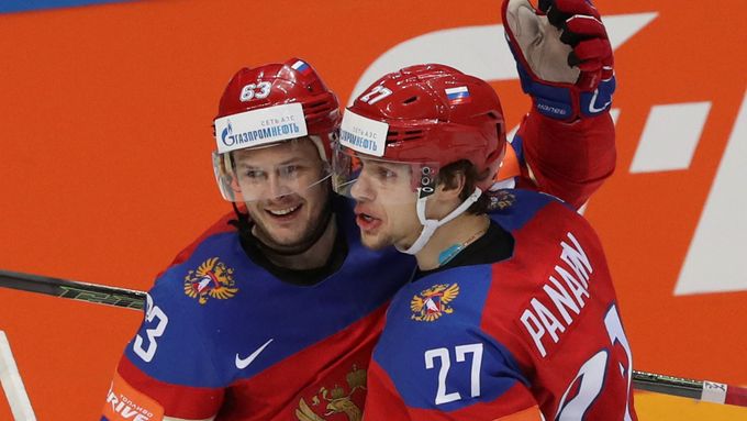 Radost ruských hokejistů.