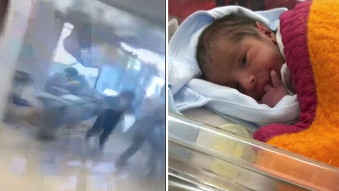 VIDEO: Porod přímo při bejrútské explozi: Holčička se narodila zdravá