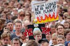 Celosvětové klimatické stávky se zúčastnily čtyři miliony lidí, tvrdí Thunbergová