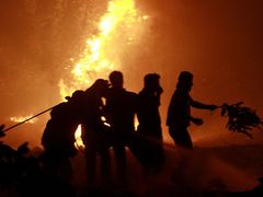 V letech 2008 i 2009 řeckou ekonomiku poznamenaly také rozsáhlé požáry.