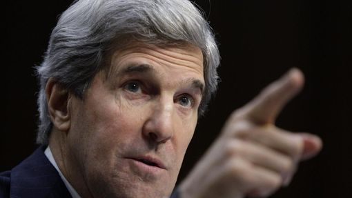 John Kerry na snímku z 24. ledna 2013, kdy zahraničnímu výboru Senátu vysvětloval, proč by se měl stát ministrem.