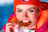 Česká biatlonová hvězda chtěla zářit především na světovém šampionátu v Hochfilzenu. A tento hlavní cíl splnila do puntíku.