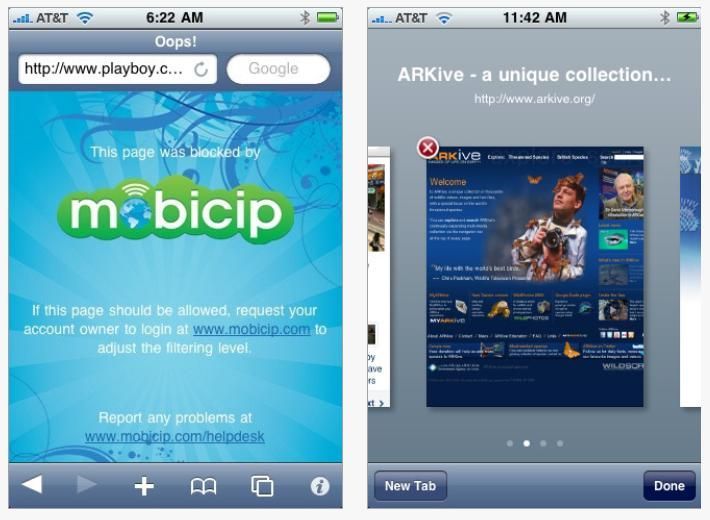 Aplikace Mobicip Safe Browser