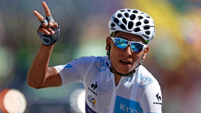 Nairo Quintana vyhrál v roce 2014 Giro, zítra do sbírky přidá i triumf ze španělské Vuelty.