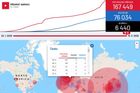 Koronavirus na mapě světa: Kde je nejvíc nemocných a jak se nákaza šíří?