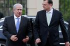 Izraelský premiér v Praze: Stojíte na straně pravdy