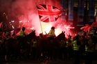 Bitky v Glasgow. Rivalové se po referendu střetli v ulicích