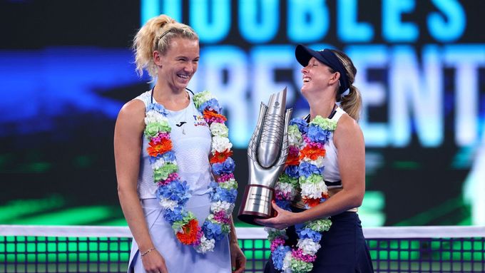 Kateřina Siniaková vyhrála s Australankou Storm Hunterovou turnaj ve Wu-chanu.