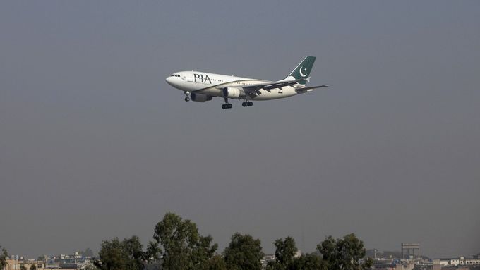 Letadlo společnosti Pakistan International Airlines.