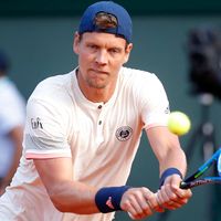 Tomáš Berdych Tomáš Berdych v prvním kole French Open 2018