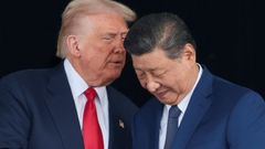 Donald Trump a Si Ťin pching.