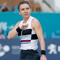 Simona Halepová Simona Halepová na turnaji v Miami