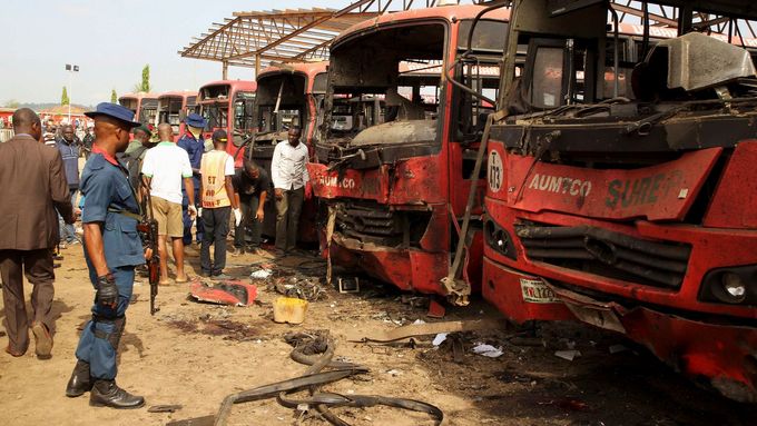Bombový útok v Nigérii, ilustrační foto.