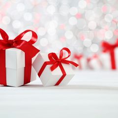 vánoce, dárky, žena