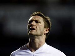 Robbie Keane přišel na hřiště až ve druhé půli a tentokrát se proti Slavii neprosadil.
