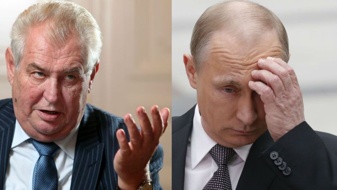 Miloš Zeman se zítra setká s Vladimirem Putinem.