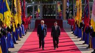 U.S. President Donald Trump arrives in South Korea