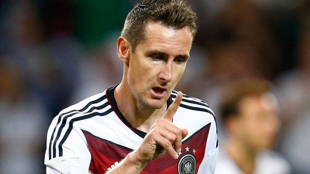 Klose slaví rekordní branku do sítě Arménie