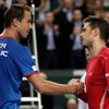 Davis Cup, Švýcarsko - Česko: Lukáš Rosol a Stanislas Wawrinka